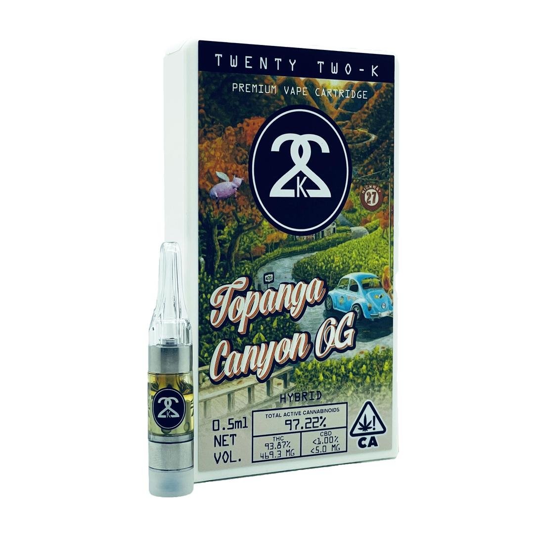 22K - Topanga Canyon OG - Cartridge 0.5ml