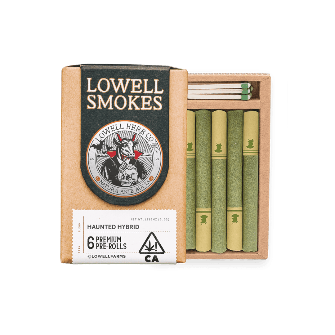 Lowell Smokes | 3.5g Pre Roll Pack | The Haunted Hybrid