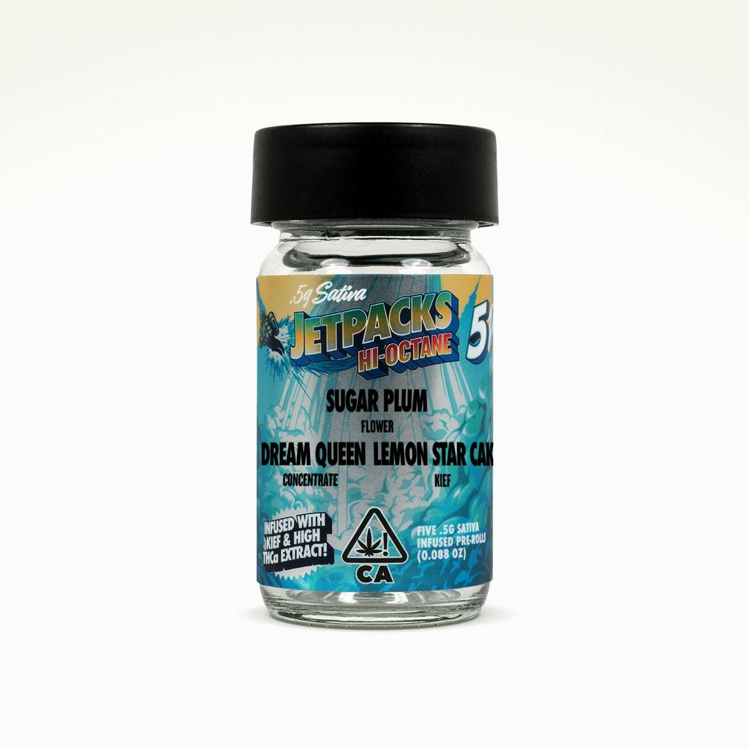 Sugar Plum / Dream Queen / Lemon Star Cake Hi-Octane (0.5G Infused 5 pack)