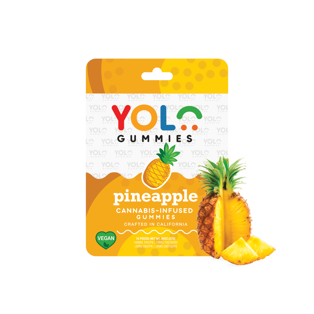 YOLO Pineapple Gummies