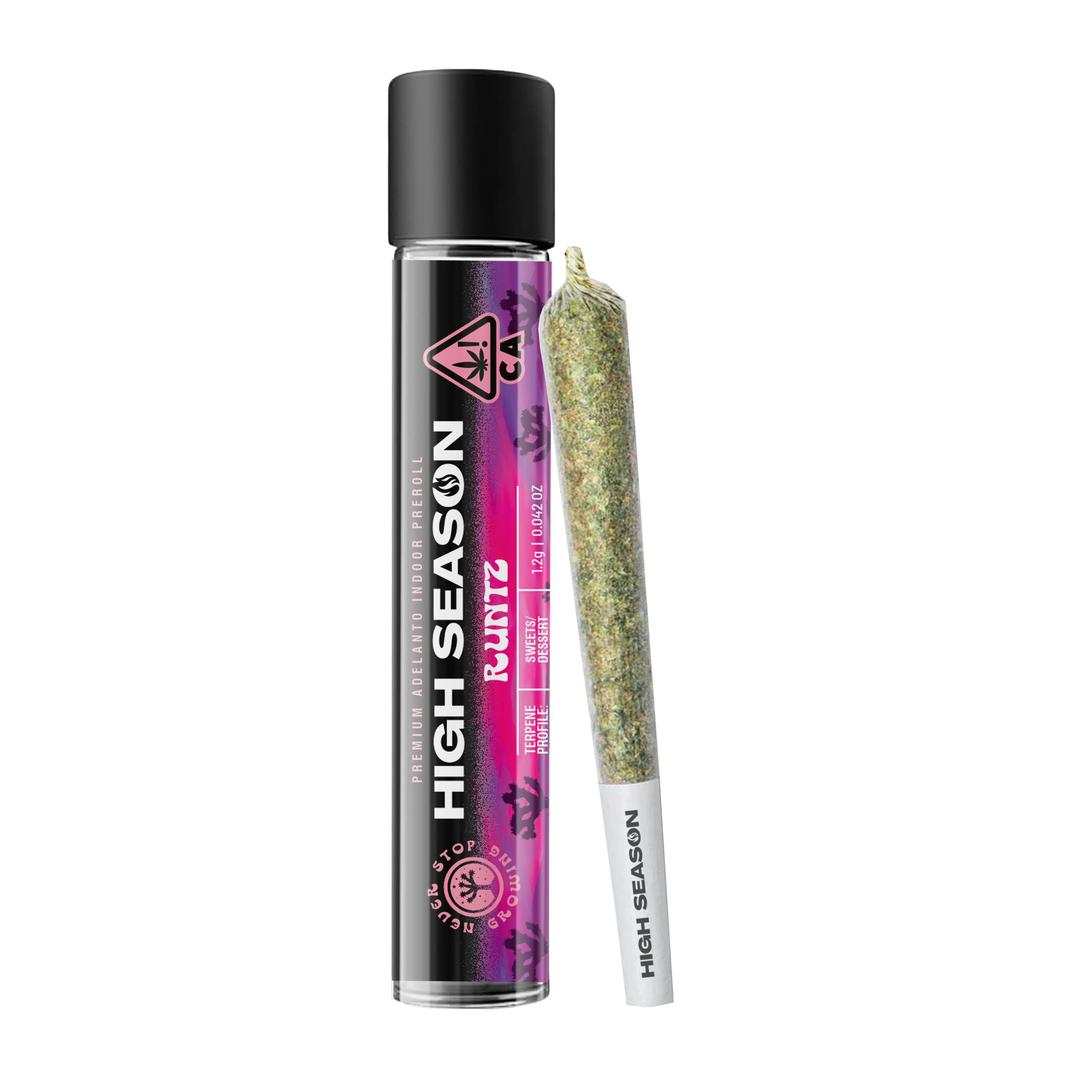 HIGH SEASON | Runtz Indoor Preroll (1.2g flower)