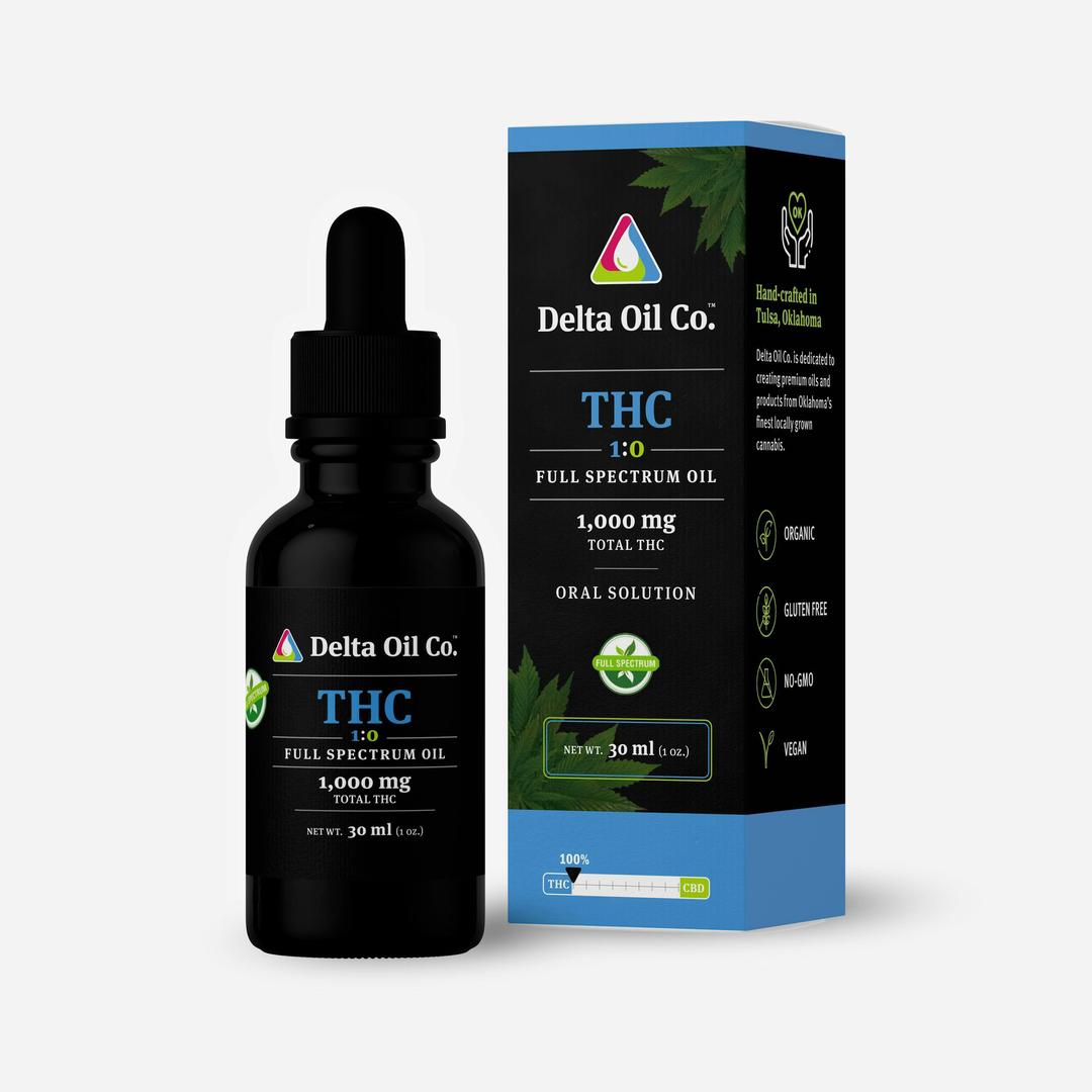 1:0 THC Only | Full Spectrum Oral Solution