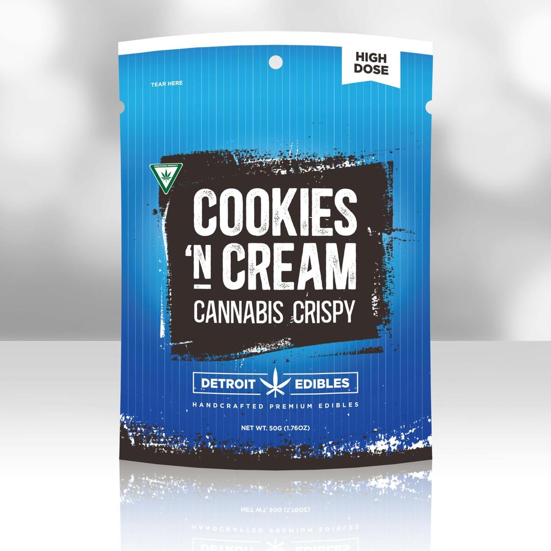Cookies 'N Cream Cannabis Crispy - High Dose
