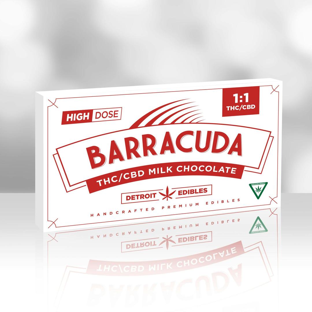 Barracuda Bar 1:1, Milk Chocolate - High Dose
