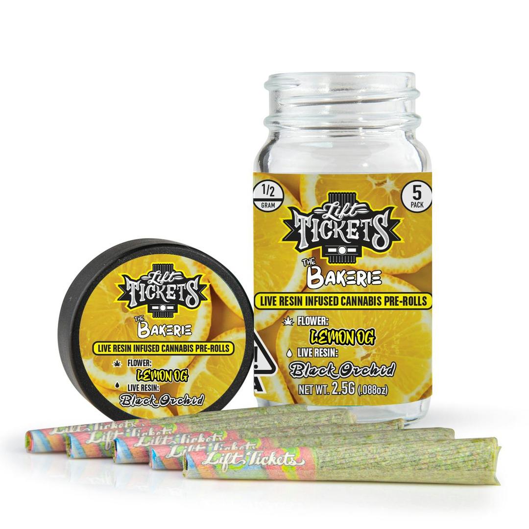 Lemon OG x Black Orchid - Infused Pre-Roll 5-Pack