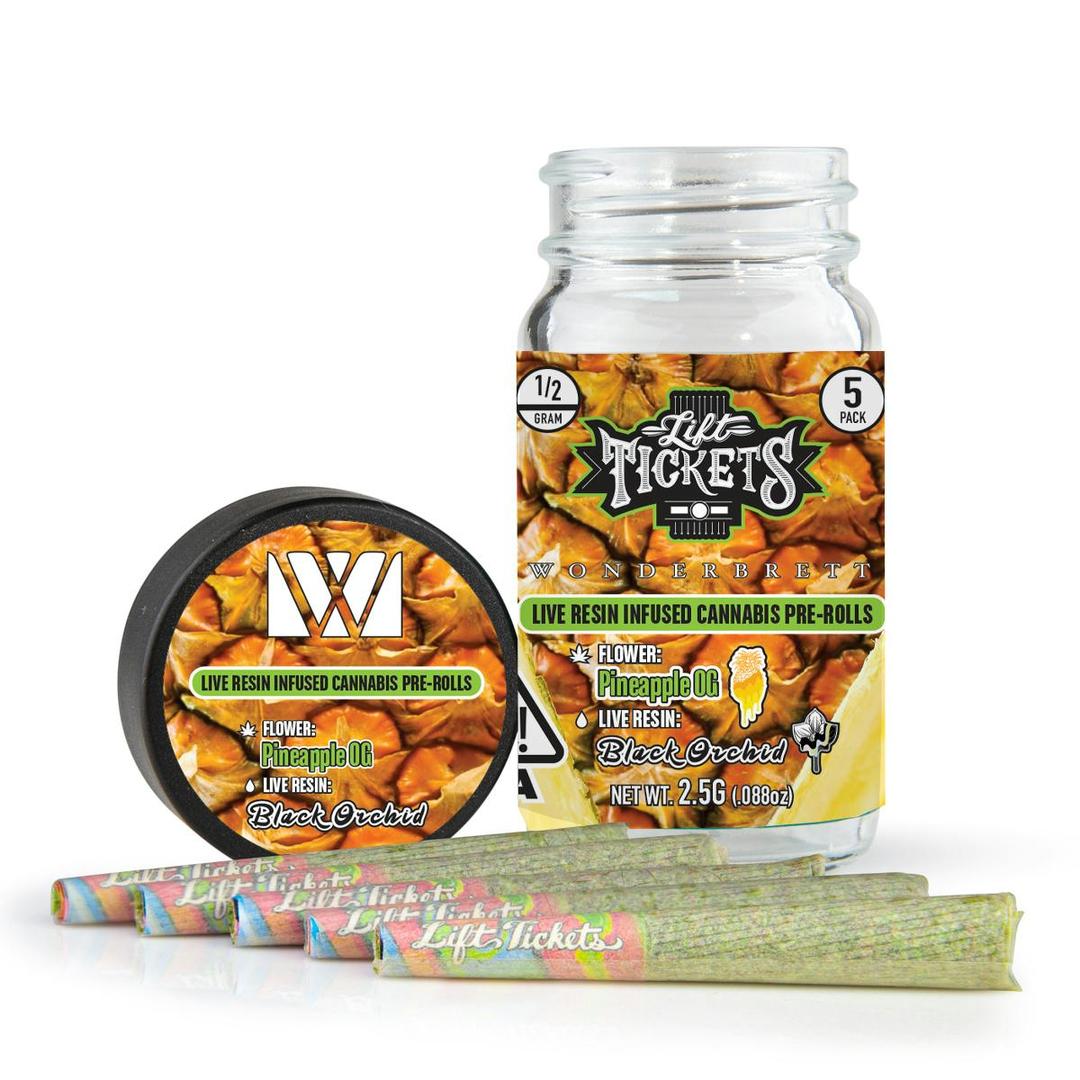 Pineapple OG x Black Orchid - Infused Pre-Roll 5-Pack