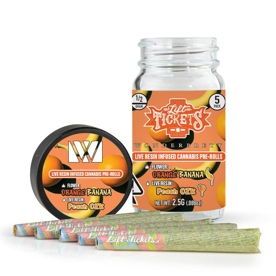 Orange Banana x Peach OZK - Infused Pre-Roll 5-Pack