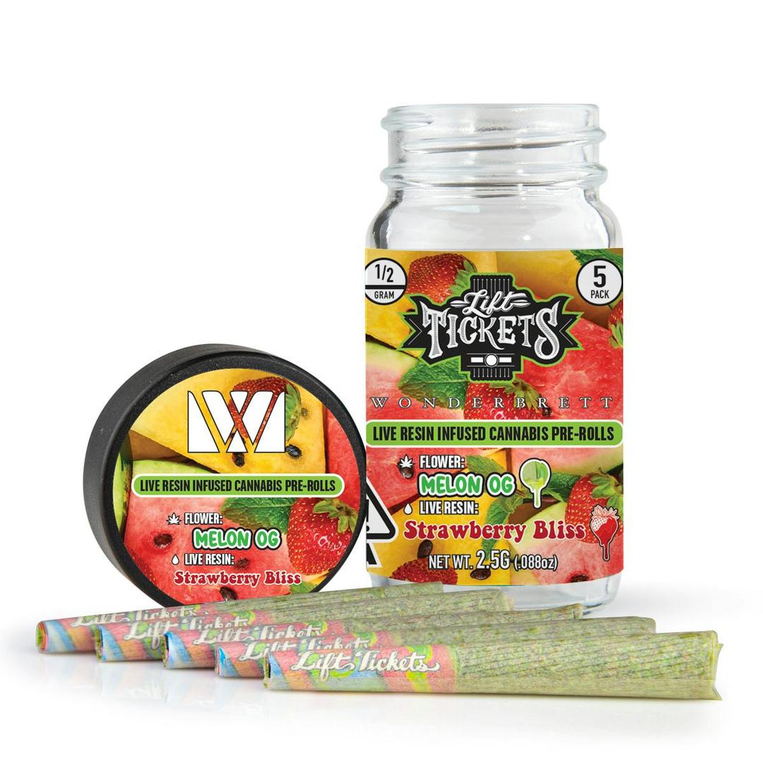 Melon OG x Strawberry Bliss - Infused Pre-Roll 5-Pack