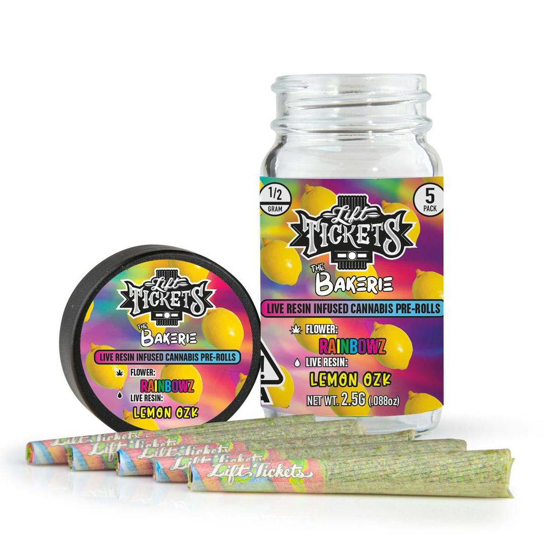 Rainbowz x Lemon OZK - Infused Pre-Roll 5-Pack