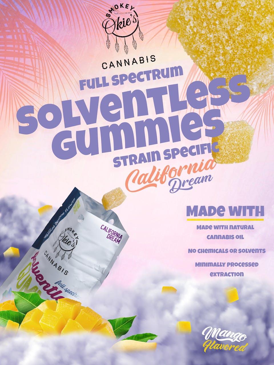 Solventless Gummies: California Dream (200 mg)