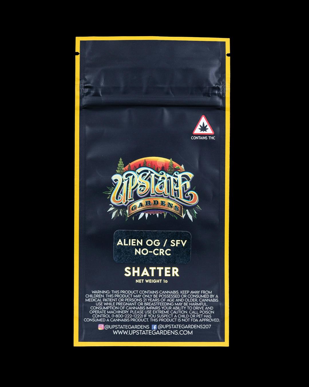 Shatter : 1g - Alien OG/SFV NO-CRC