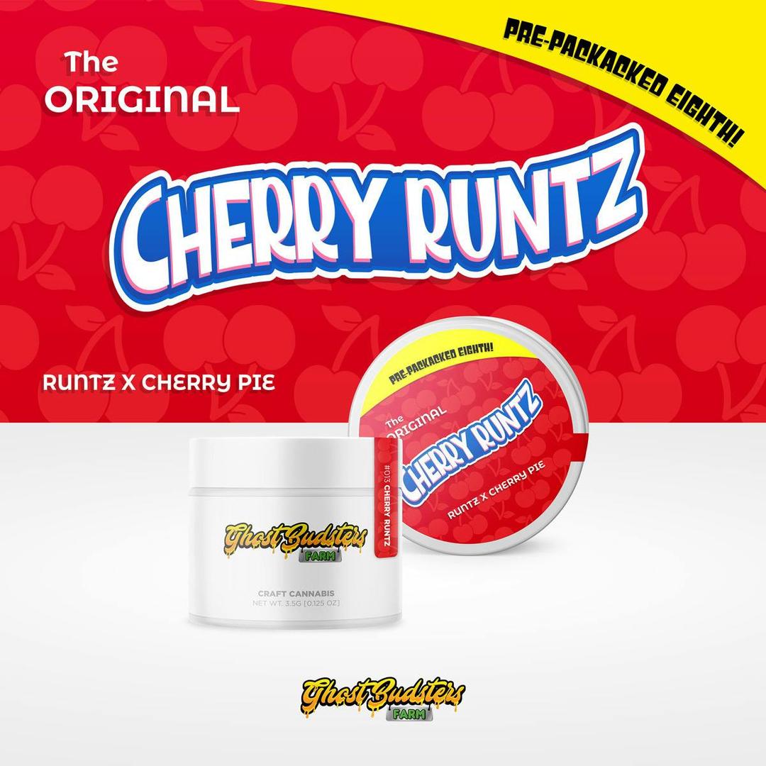 Cherry Runtz | Pre-Packaged Eighth | GhostBudsters Farm