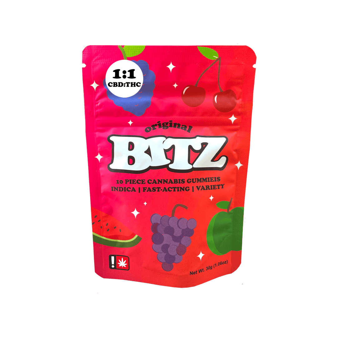 BITZ 1:1 CBD:THC 100mg Original- OR