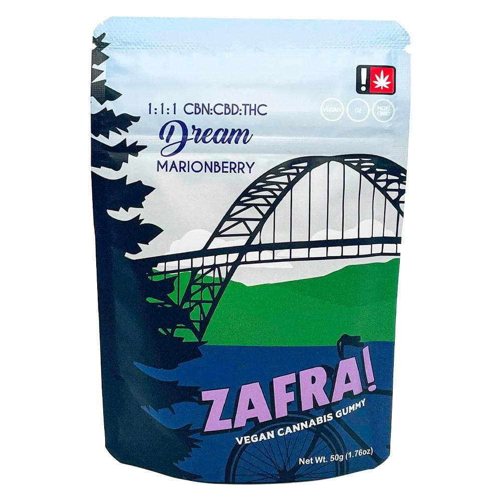 Zafra! 1:1:1 CBN:CBD:THC 100mg Vegan Marionberry - OR