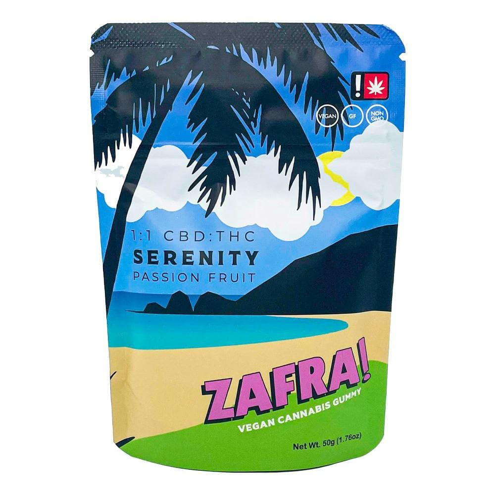 Zafra! 1:1 CBD:THC 100mg Vegan Passion Fruit - OR