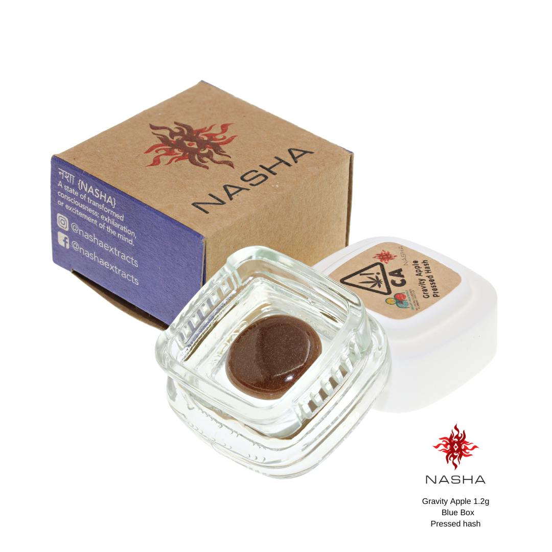 Gravity Apple 1.2g Blue Pressed Hash (Dry-Farmed Organic Medicinals)