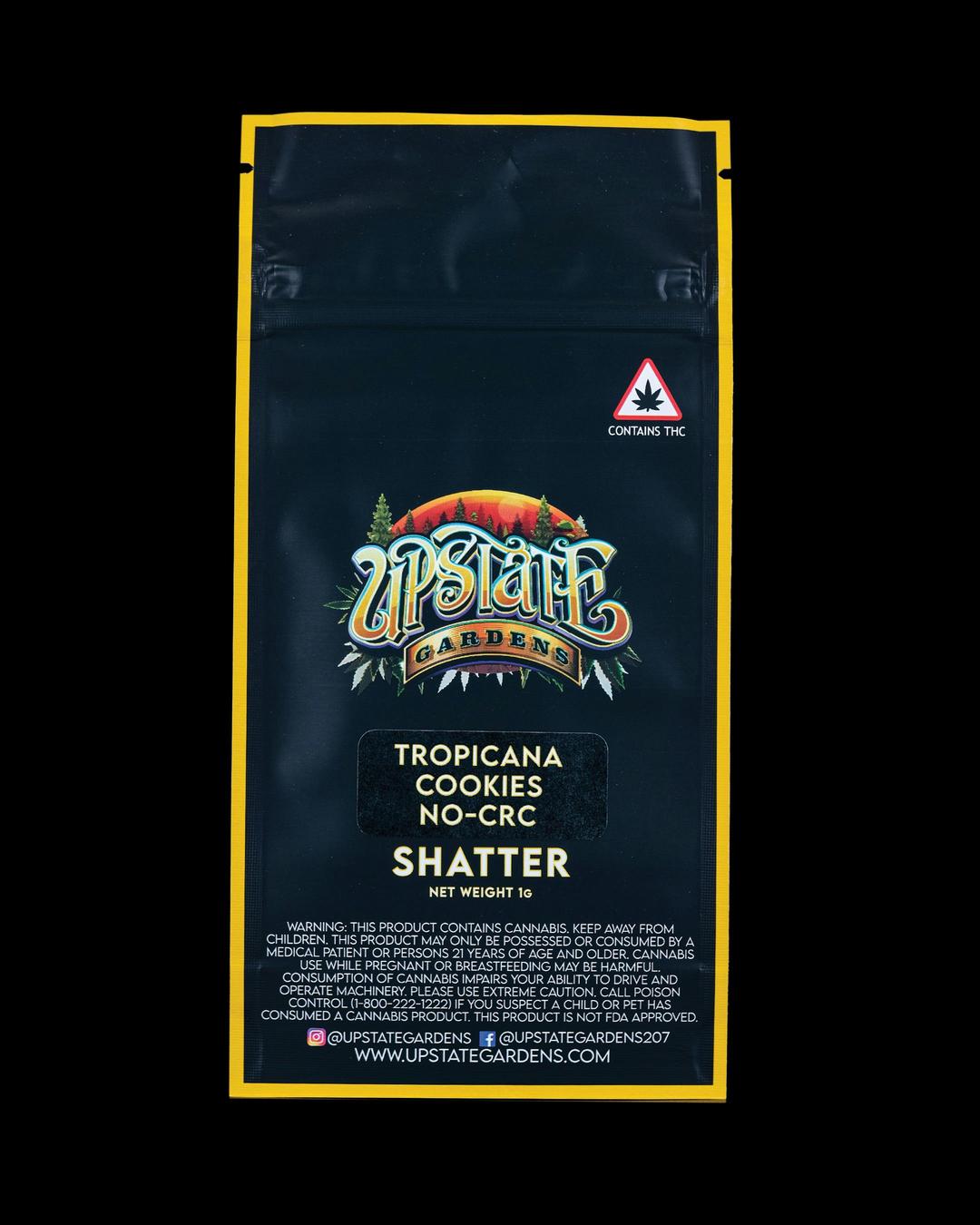 Shatter: 1g - Tropicana Cookies - NO-CRC
