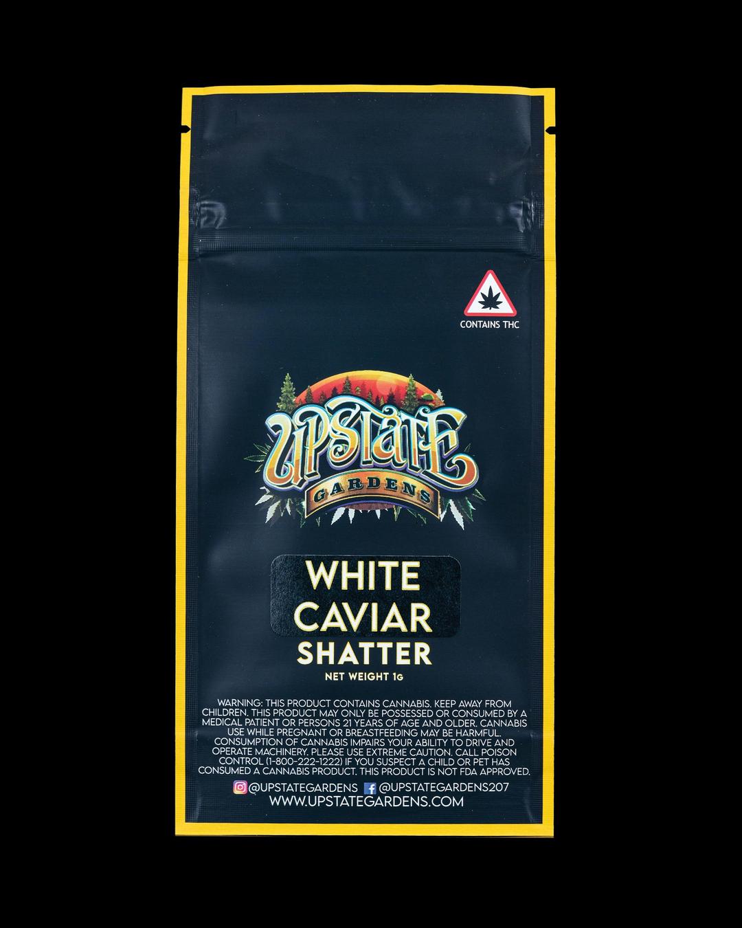 Shatter: 1g - White Caviar - CRC