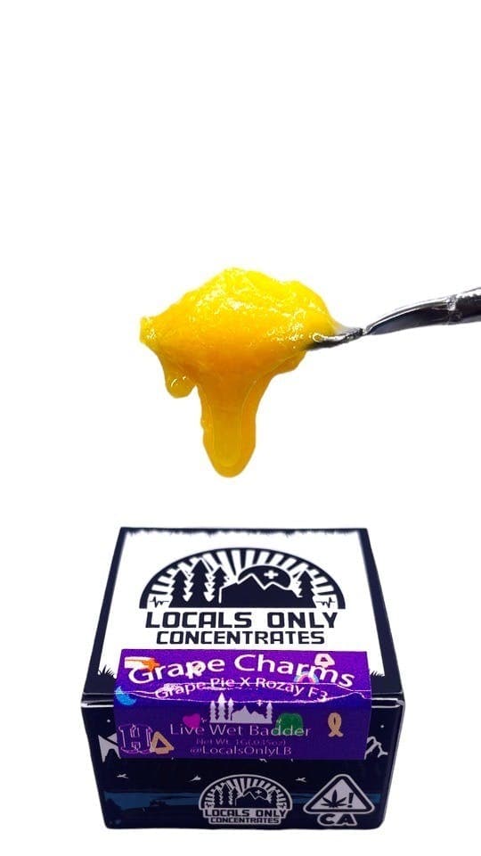 Grape Charms Live Wet Badder