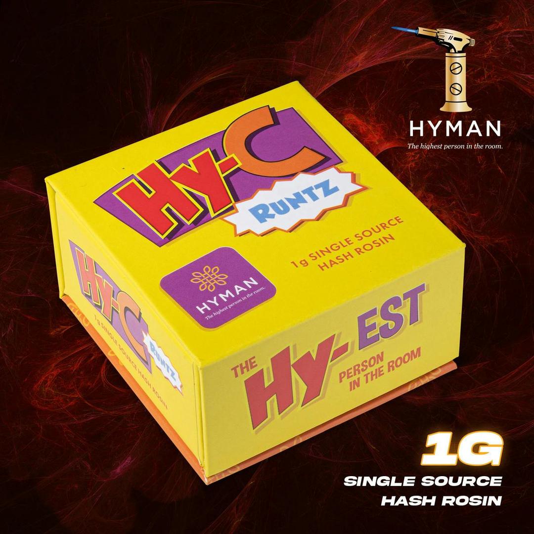 Hy-C Runtz | 1G Single Source Hash Rosin | HYMAN | MED