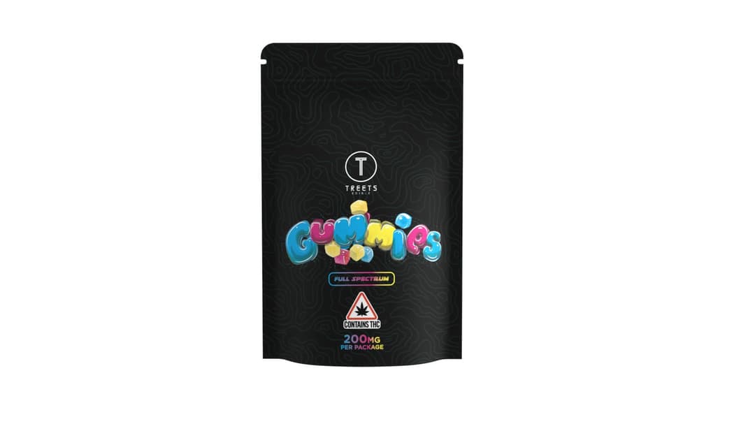 TREETS 200mg Full Spectrum Gummies: Honey Basil Lemonade
