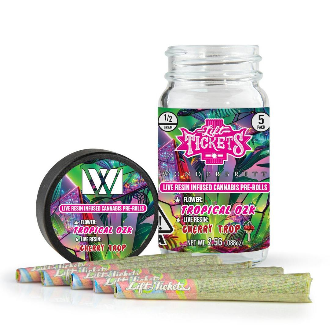 Tropical OZK x Cherry Trop - Infused Pre-Roll 5-Pack