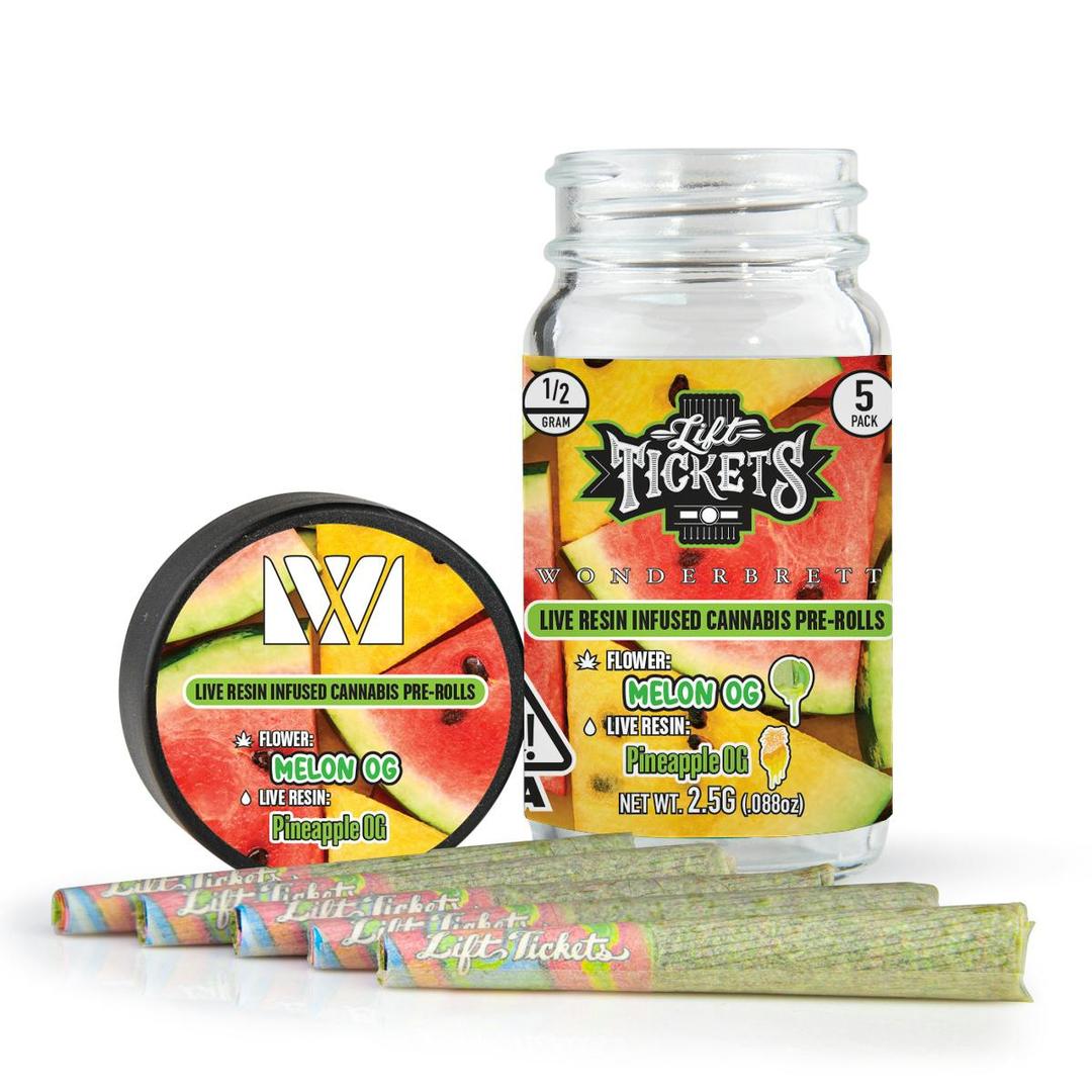 Melon OG x Pineapple OG - Infused Pre-Roll 5-Pack