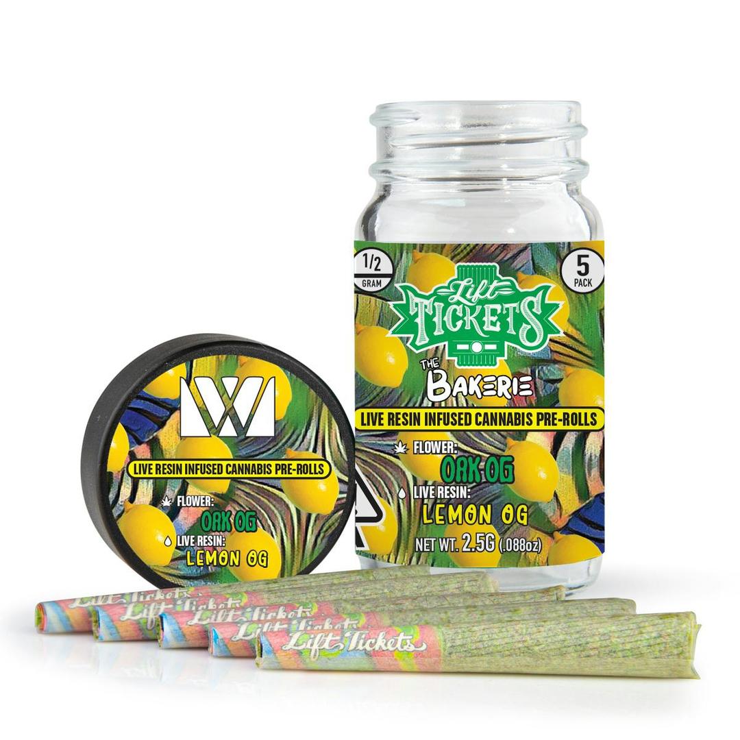 Oak OG x Lemon OG - Infused Pre-Roll 5-Pack