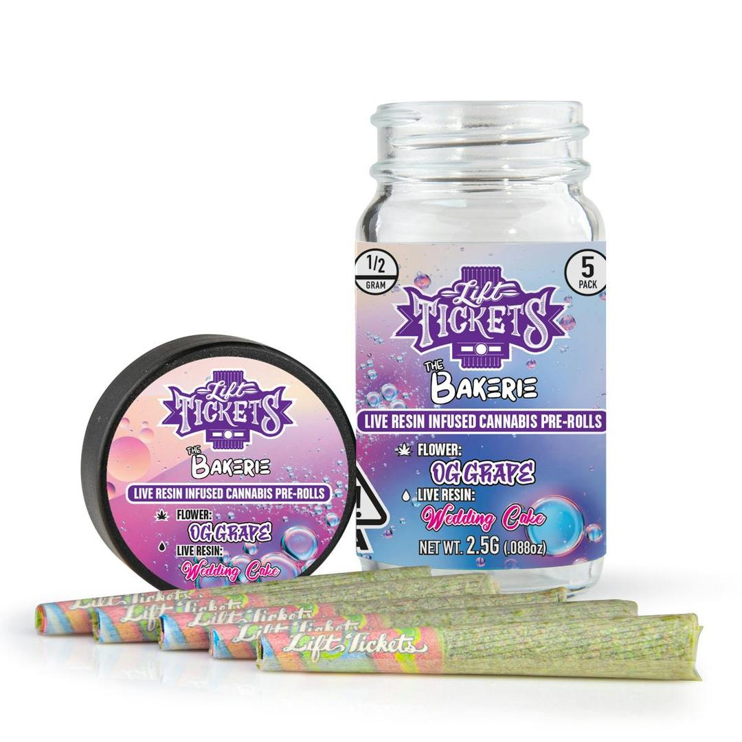 OG Grape x Wedding Cake - Infused Pre-Roll 5-Pack