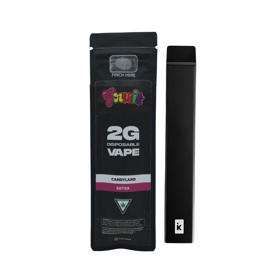Fruit & Fuel - Disposable Vape - Candyland - (2g Cartridge)
