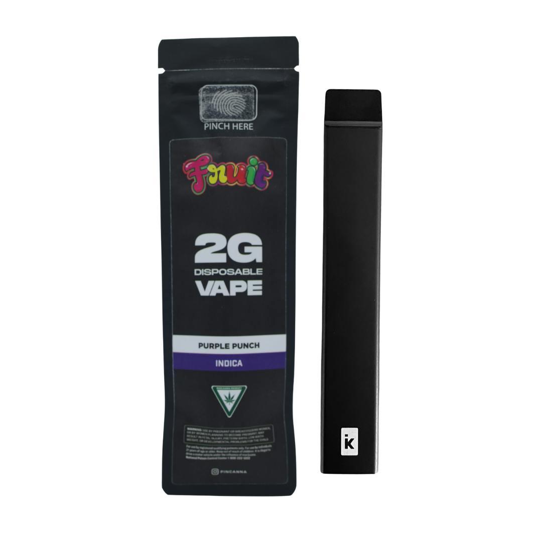 Fruit & Fuel - Disposable Vape - Purple Punch - (2g Cartridge)