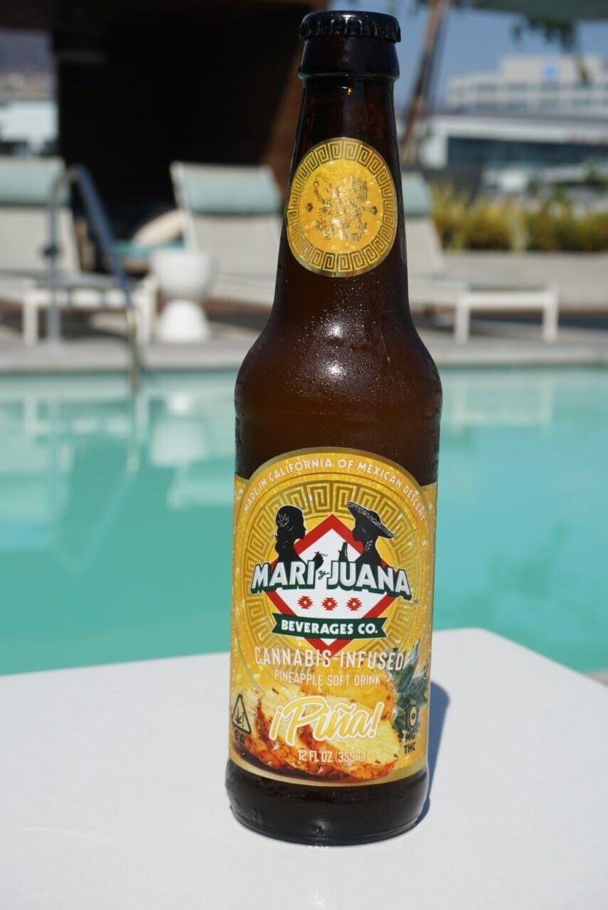 Mari y Juana® ¡Piña! 10mg THC - Pineapple Flavored Carbonated Soft Drink