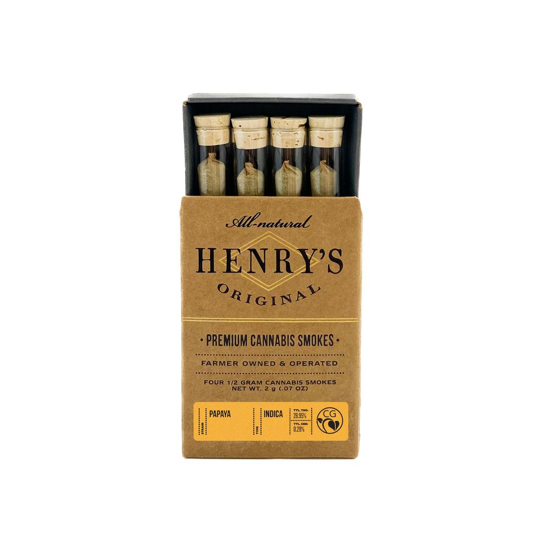 2g Total 4-Pack Pre-Rolls (.5g each) - Papaya