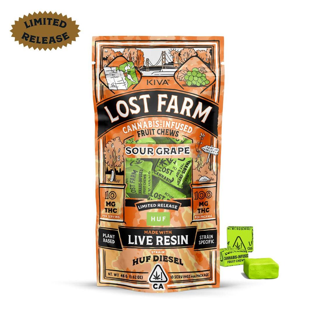 Lost Farm HUF Diesel X Sour Grape Chews