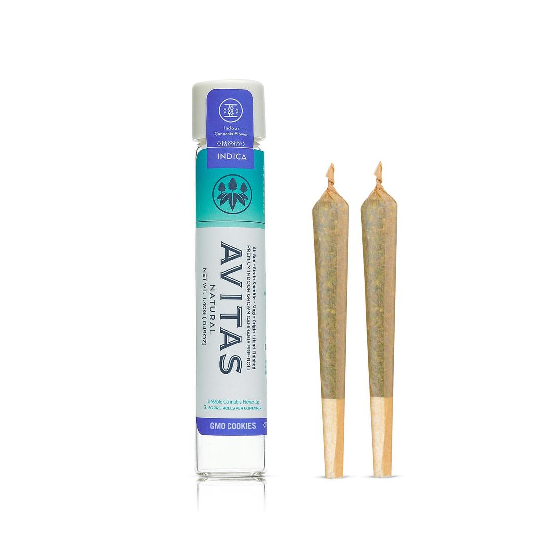 GMO Cookies 2pk Pre-Roll 1g