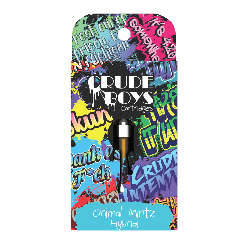 Crude Boys 1g Cartridge - Animal Mintz (Hybrid)