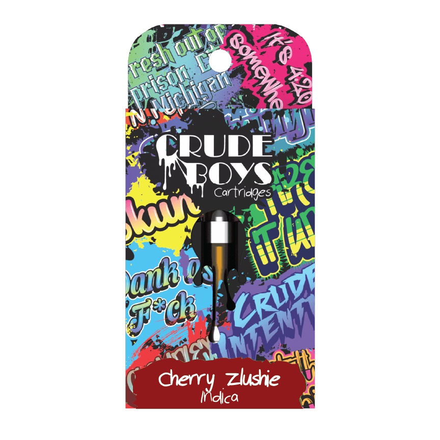 Crude Boys 1g Cartridge - Cherry Zlushie (Indica)