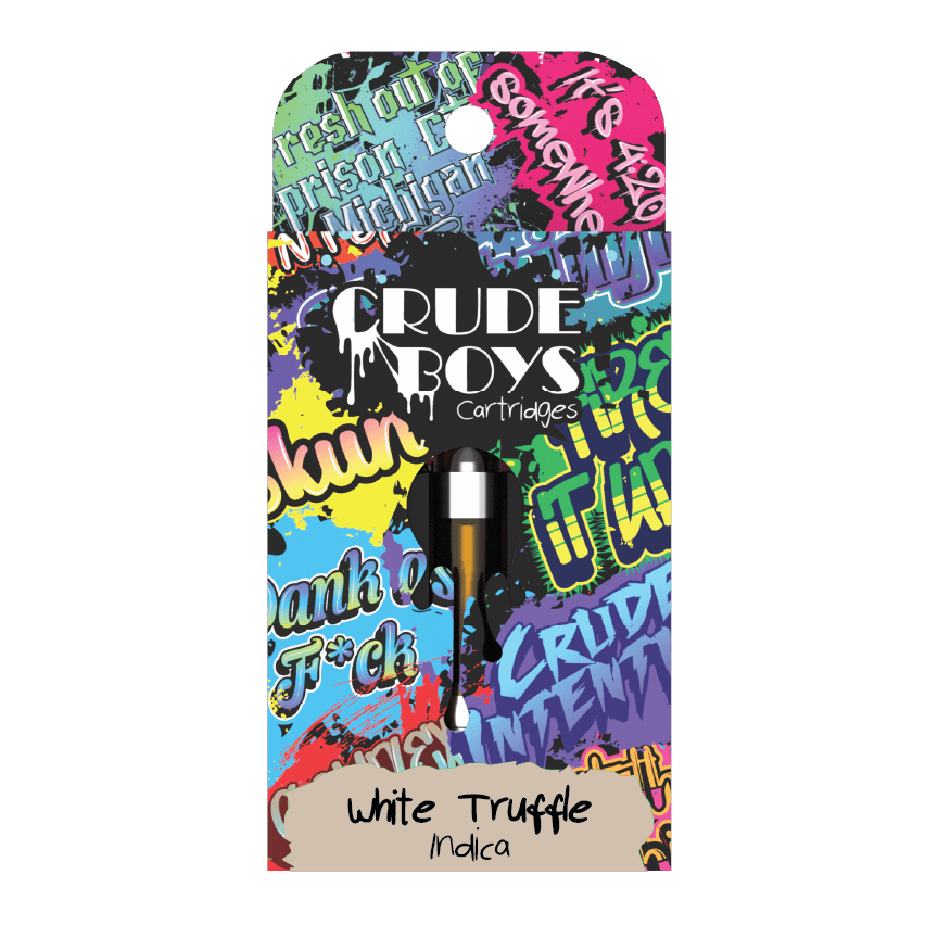 Crude Boys 1g Cartridge - White Truffle (Indica)