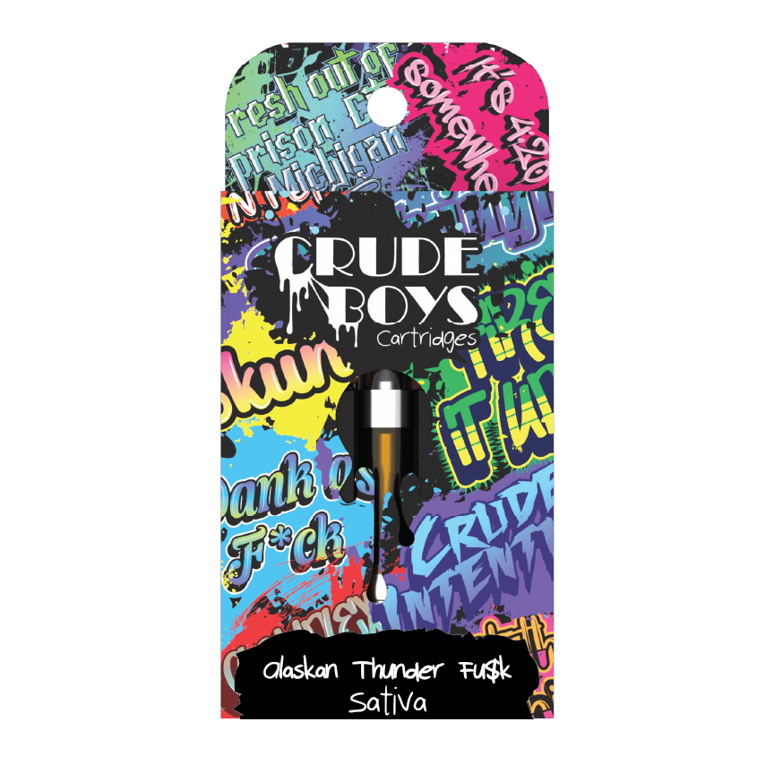 Crude Boys 1g Cartridge - Alaskan Thunder Funk (Sativa)