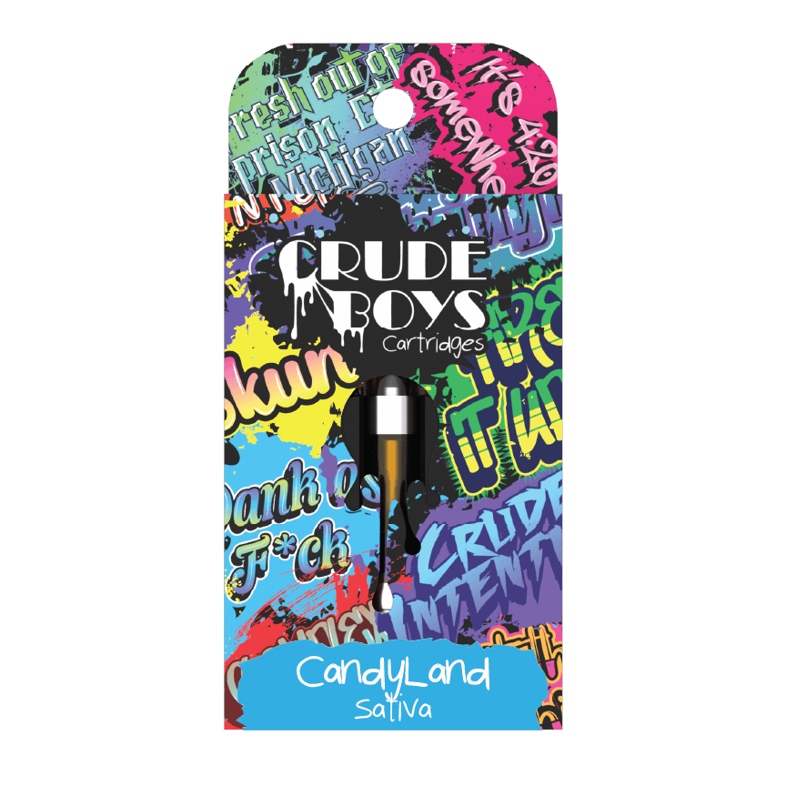 Crude Boys 1g Cartridge - Candyland (Sativa)