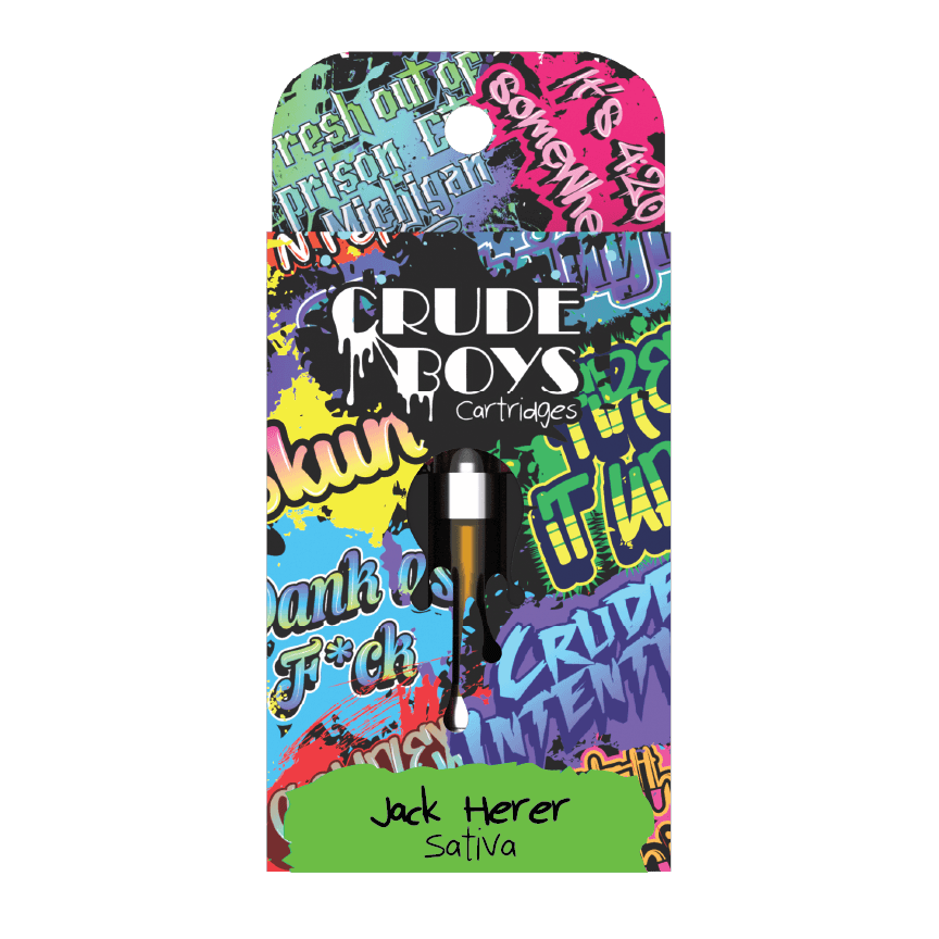 Crude Boys 1g Cartridge - Jack Herer (Sativa)