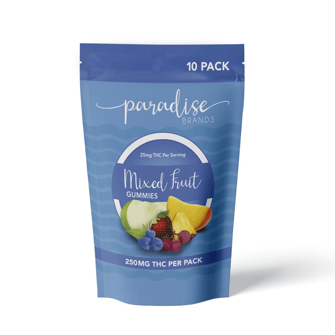 10 Pack Gummies Assorted 250mg