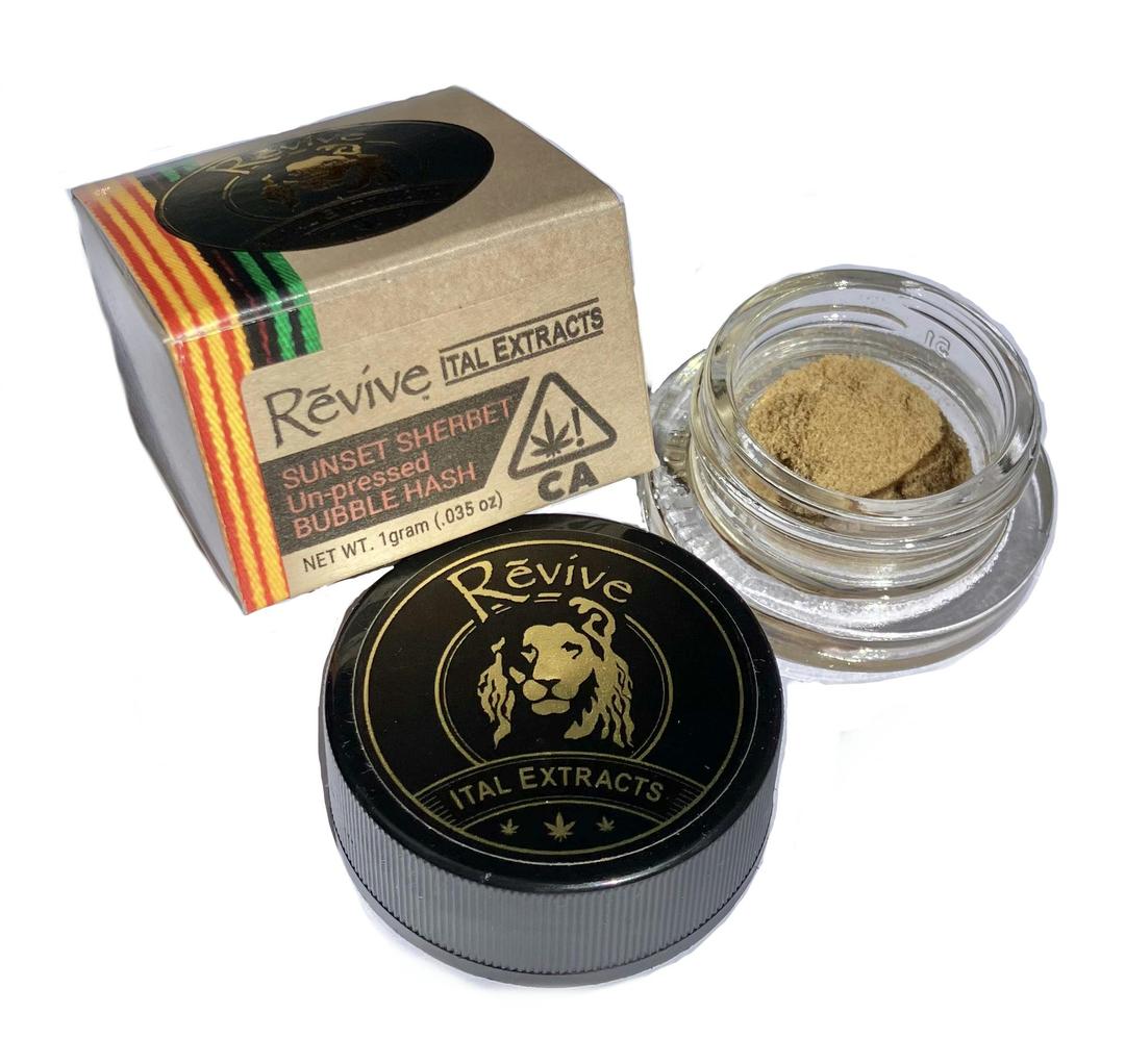 Sunset Sherbet Unpressed Bubble Hash (1g)