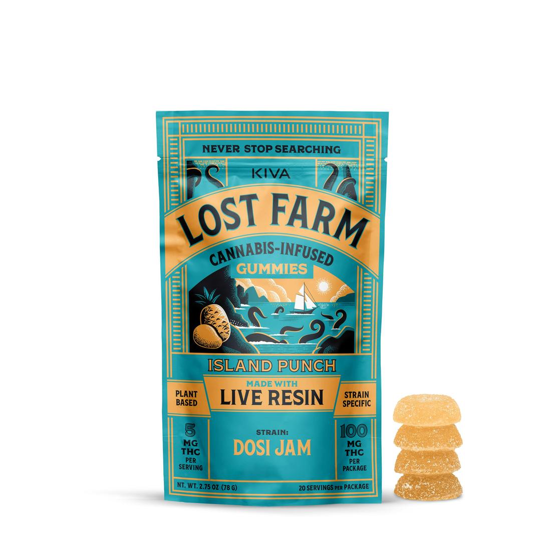 Lost Farm Island Punch x Dosi Jam Gummies