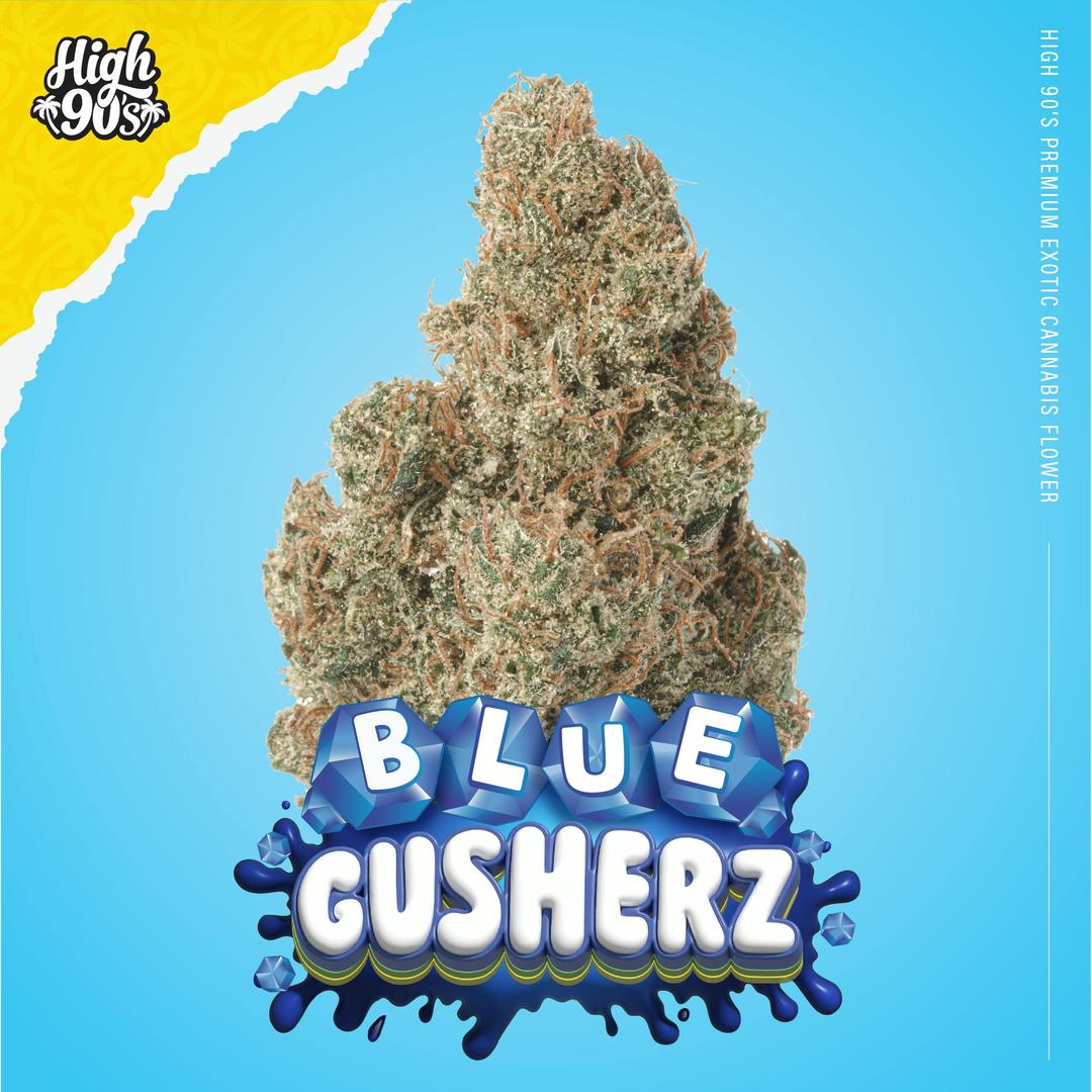 High 90s : Blue Gusherz 3.5g Flower