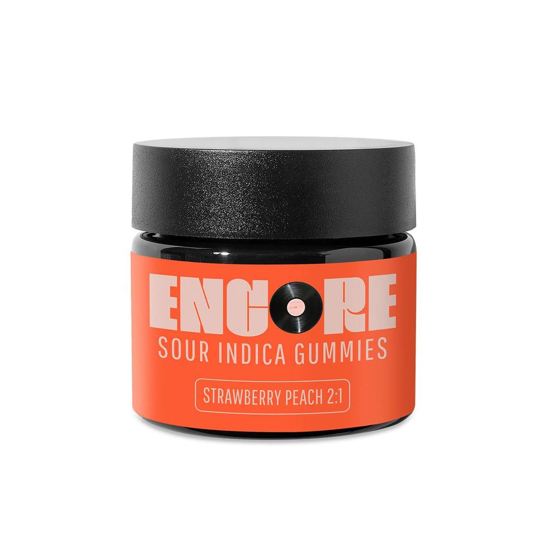 2:1 Strawberry Peach CBD:THC [10pk] (200mg CBD/100mg THC)