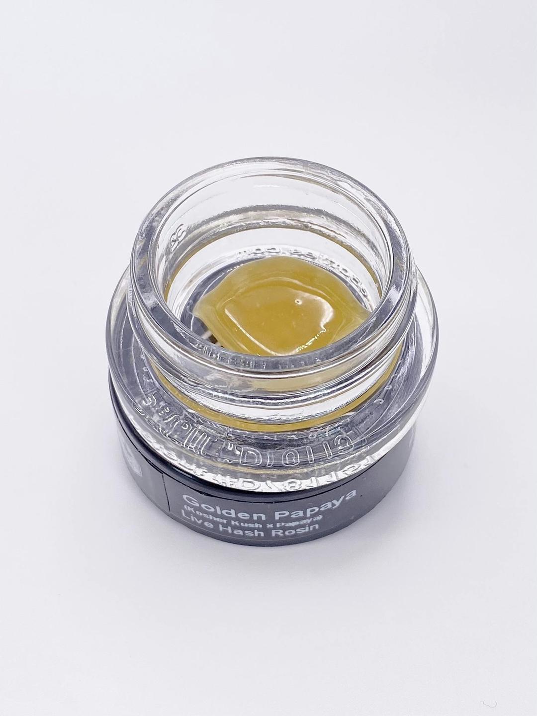 Golden Papaya Live Hash Rosin