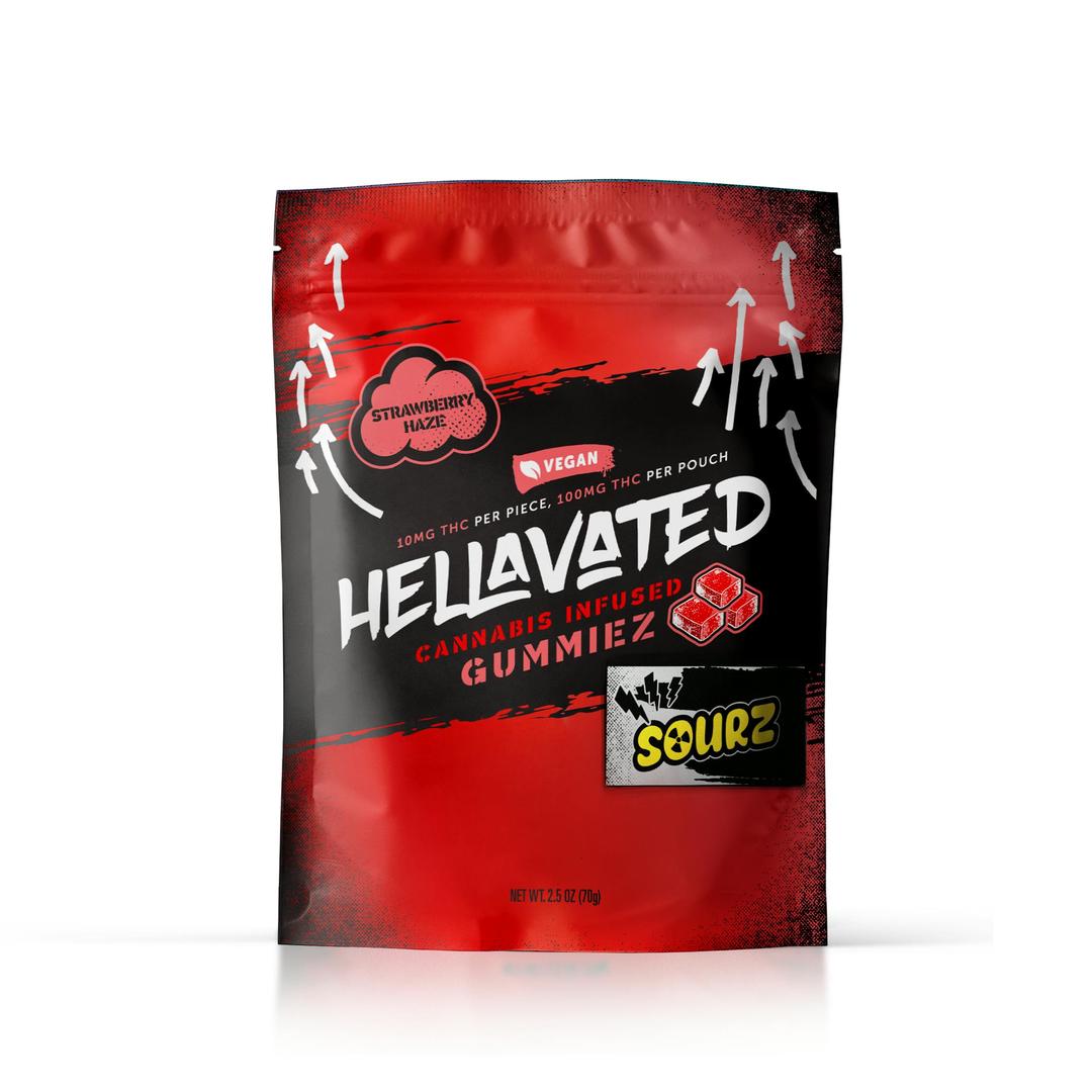 Strawberry Haze Sour Gummiez 100mg 10-pack