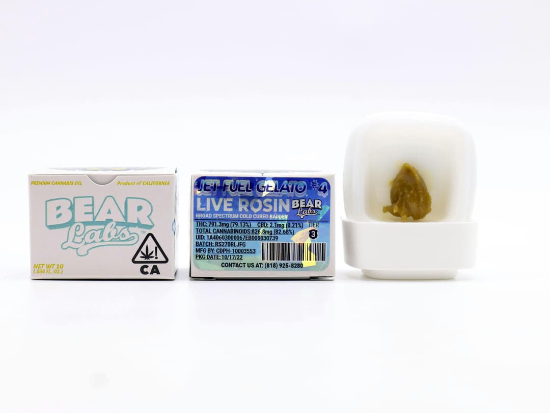 Jet Fuel Gelato #4 T3 Live Rosin - 1g
