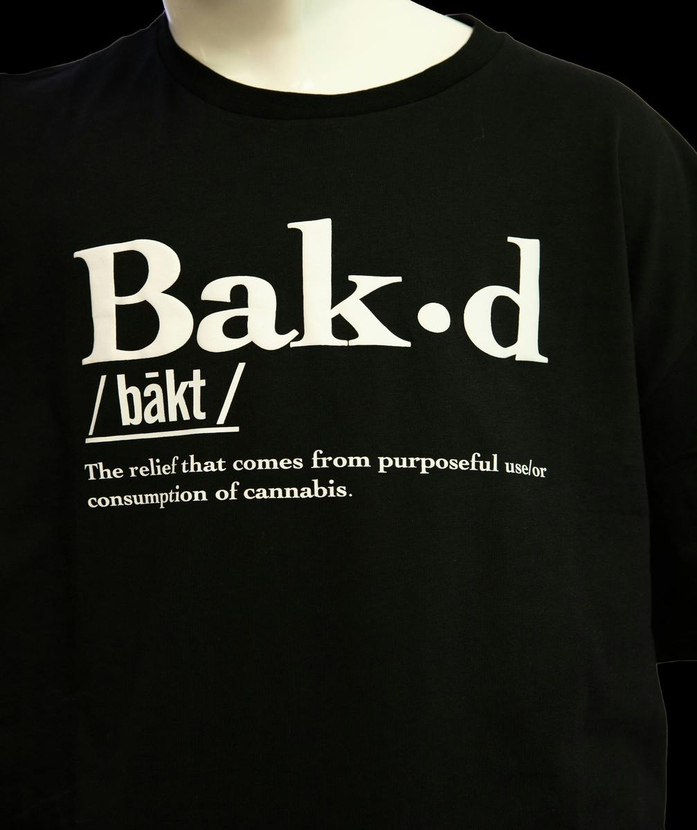 Bak'd Definition & Meaning T-Shirt -Black